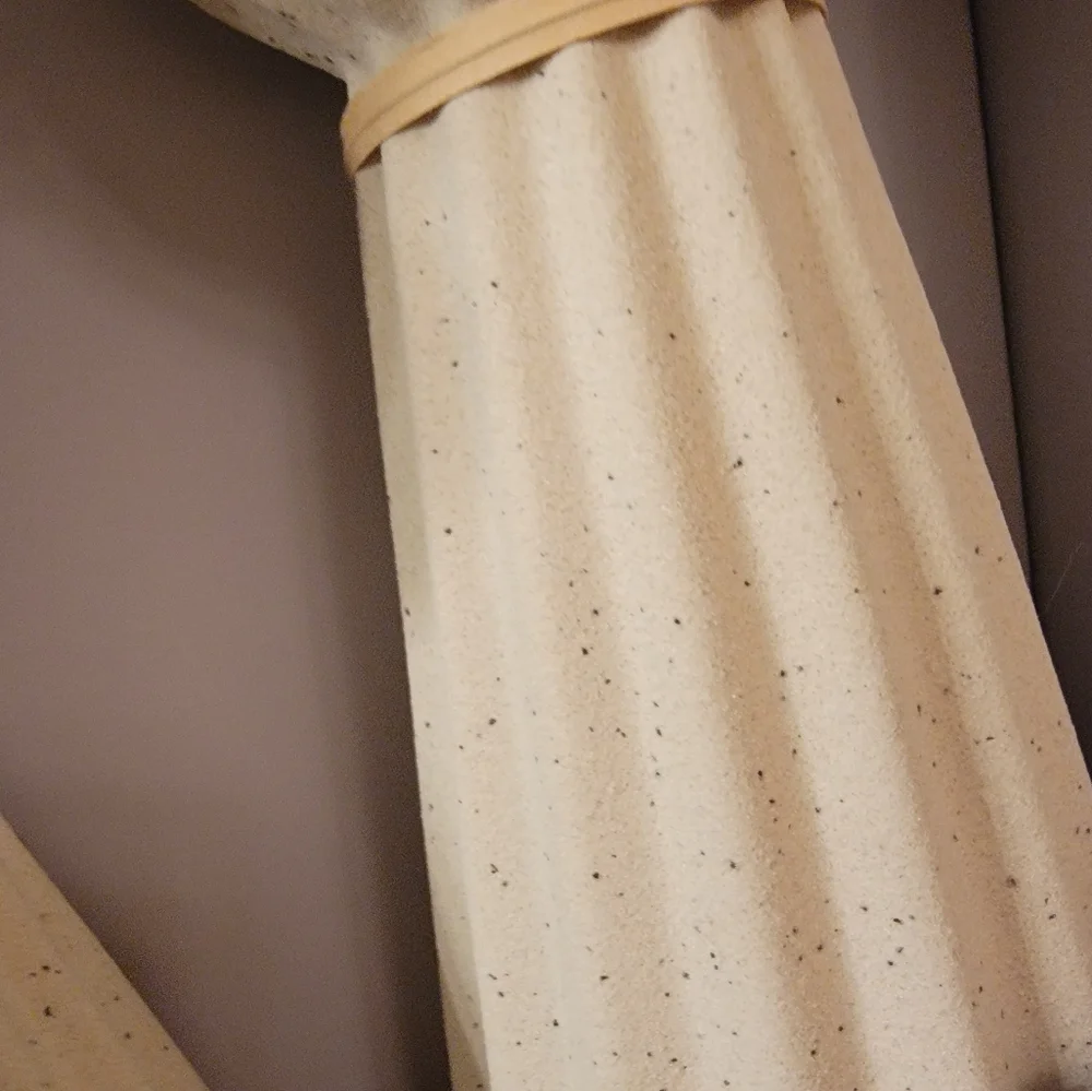Last Day! Studio Mcgee Ceramic Ribbed Taper Candle Holders Set Beige Threshold - Picture 3 of 12